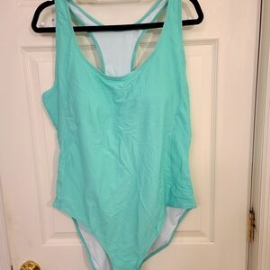 Nicole Miller Aqua One Piece Swimsuit